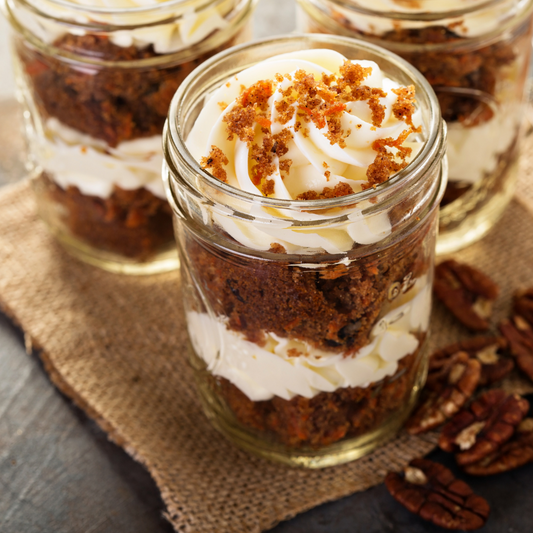Travel cakes with icing & Cake in a jar on 23rd December 2023 (Saturday)